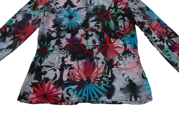 GIANNI VERSACE Colorful Opal Mesh Top K-166555_009