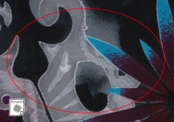 GIANNI VERSACE Colorful Opal Mesh Top K-166555_010