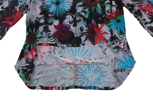 GIANNI VERSACE Colorful Opal Mesh Top K-166555_012