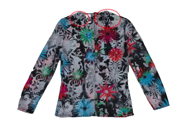 GIANNI VERSACE Colorful Opal Mesh Top K-166555_013