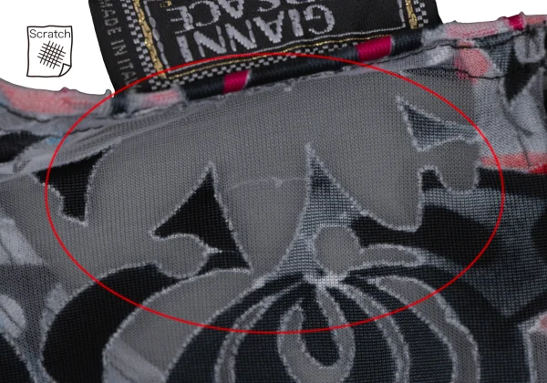 GIANNI VERSACE Colorful Opal Mesh Top K-166555_015