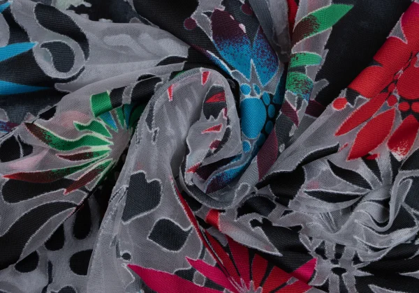 GIANNI VERSACE Colorful Opal Mesh Top K-166555_018