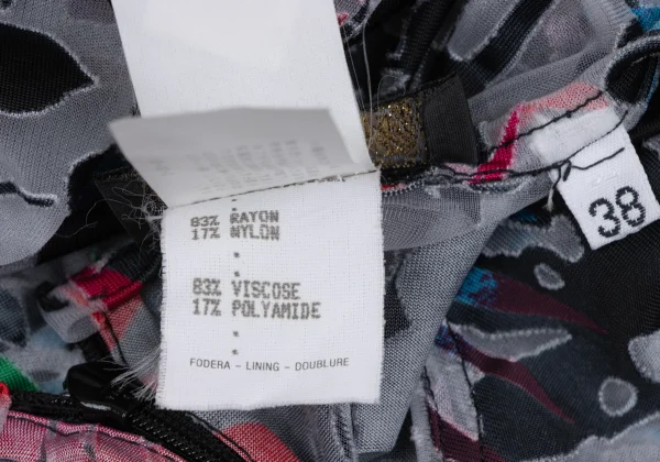 GIANNI VERSACE Colorful Opal Mesh Top K-166555_019