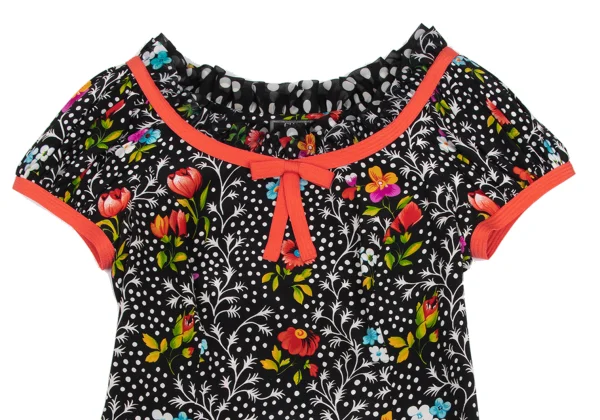 GIANNI VERSACE Floral Print Tapping Top K-166556_003