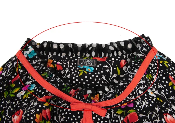 GIANNI VERSACE Floral Print Tapping Top K-166556_004