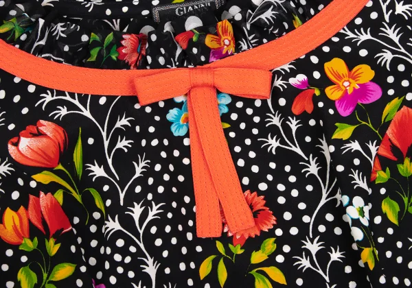 GIANNI VERSACE Floral Print Tapping Top K-166556_006