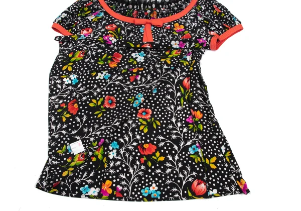 GIANNI VERSACE Floral Print Tapping Top K-166556_010