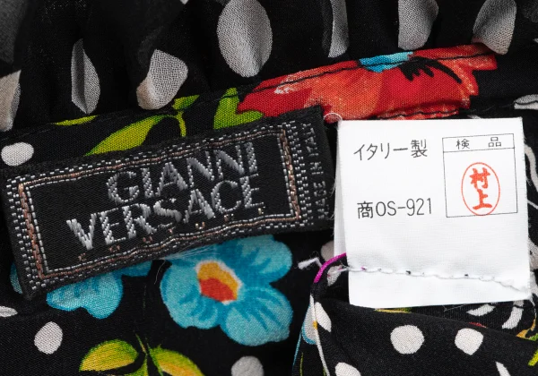 GIANNI VERSACE Floral Print Tapping Top K-166556_016
