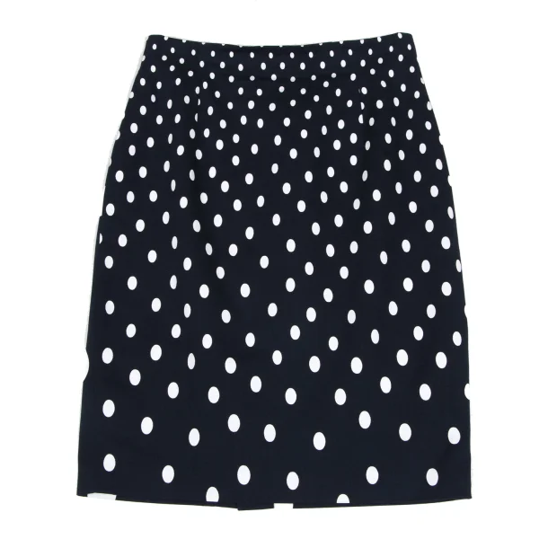 GIANNI VERSACE Dot Print Cotton Skirt K-166557_002