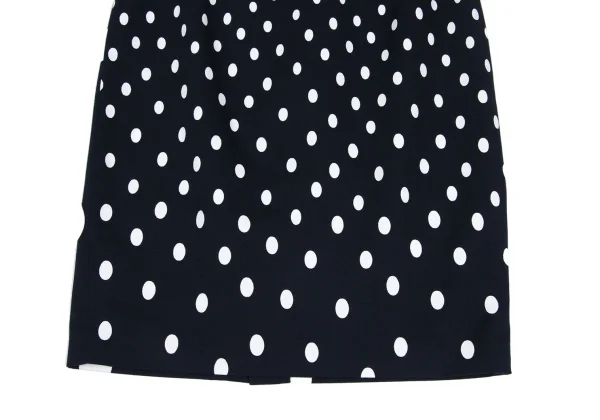 GIANNI VERSACE Dot Print Cotton Skirt K-166557_004