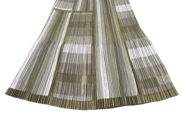 PLEATS PLEASE Ultrasonic Cutting Mesh Skirt K-166560_005