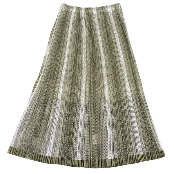 PLEATS PLEASE Ultrasonic Cutting Mesh Short Sleeve Shirt & Skirt K-166561_016