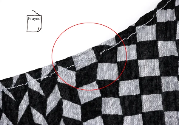 PLEATS PLEASE Check Printed Buttonless Cardigan K-166567_010