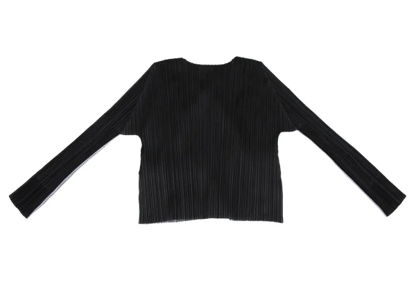 PLEATS PLEASE Pleats Mesh Switching Cardigan K-166568_009