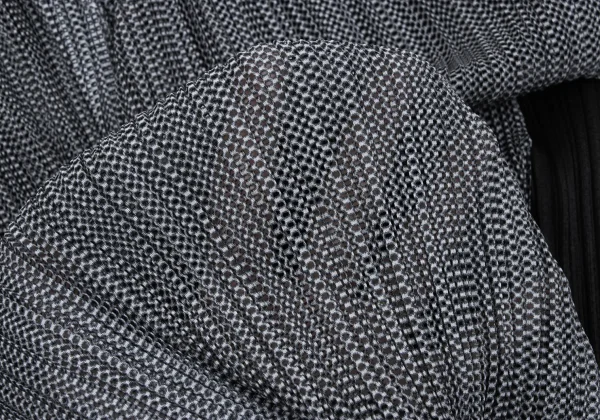 PLEATS PLEASE Pleats Mesh Switching Cardigan K-166568_010