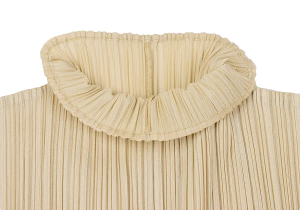 PLEATS PLEASE Pleated Leaf Patch Long Sleeve T-shirt K-166571_004