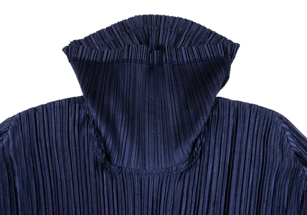 PLEATS PLEASE Pleated Turtleneck Long Sleeve Tunic K-166572_006