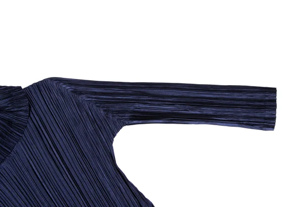 PLEATS PLEASE Pleated Turtleneck Long Sleeve Tunic K-166572_007