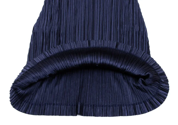 PLEATS PLEASE Pleated Turtleneck Long Sleeve Tunic K-166572_010