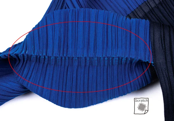 PLEATS PLEASE Pleated Bicolor Long Sleeve T-shirt K-166573_005