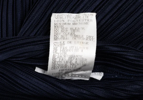 PLEATS PLEASE Pleated Bicolor Long Sleeve T-shirt K-166573_016