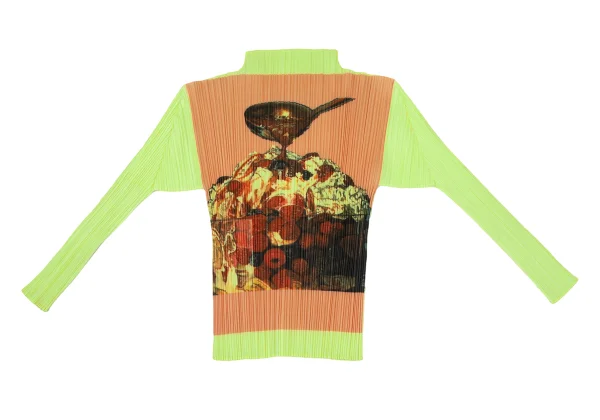 PLEATS PLEASE Sundae Printed T Shirt K-166575_002