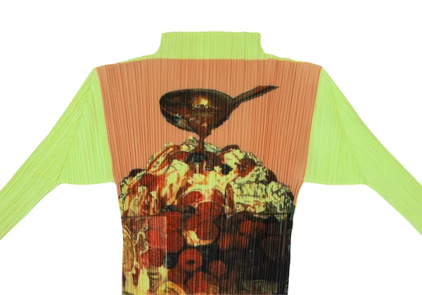 PLEATS PLEASE Sundae Printed T Shirt K-166575_003