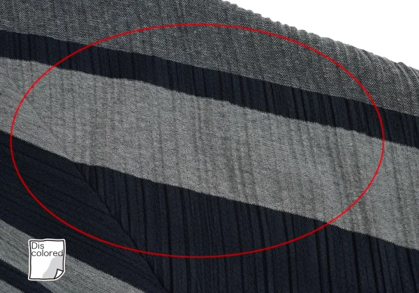 PLEATS PLEASE Poly Cotton Striped Tapered Pants K-166581_005