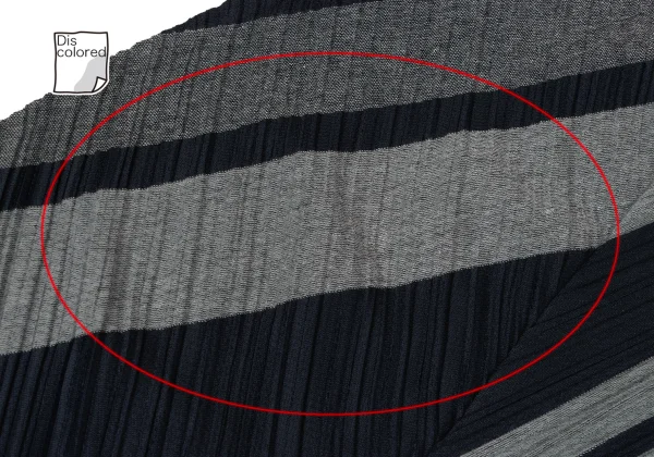 PLEATS PLEASE Poly Cotton Striped Tapered Pants K-166581_006