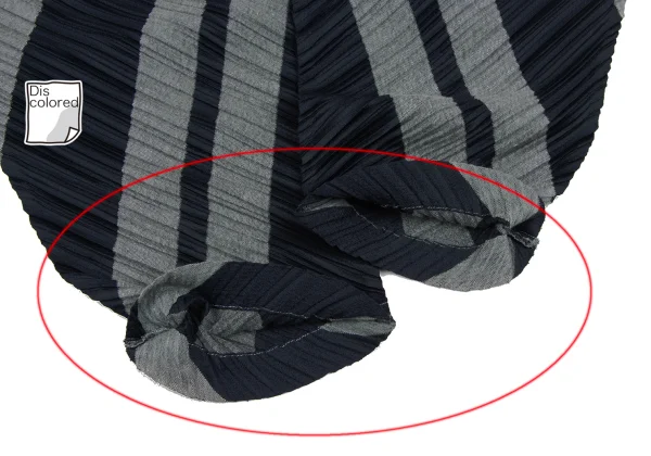 PLEATS PLEASE Poly Cotton Striped Tapered Pants K-166581_008