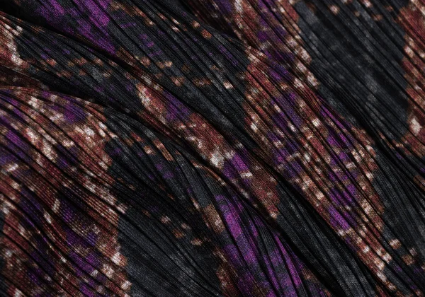 PLEATS PLEASE Bias Knit Transfer Tuck Pleated Skirt K-166583_009