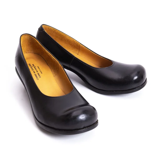 COMME des GARCONS Leather Pumps Black 24(About US 7) K-166590_001