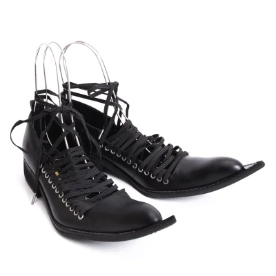 COMME des GARCONS Sharp Long Toe Lace-up Shoes
