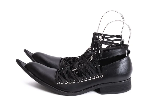 COMME des GARCONS Sharp Long Toe Lace-up Shoes K-166593_004
