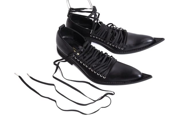 COMME des GARCONS Sharp Long Toe Lace-up Shoes K-166593_007