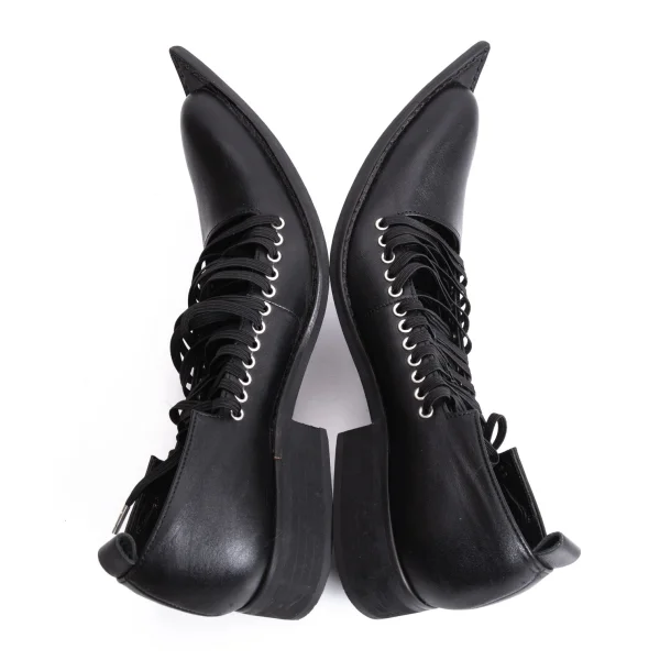 COMME des GARCONS Sharp Long Toe Lace-up Shoes K-166593_009