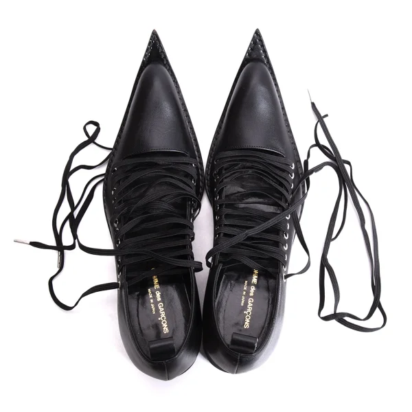 COMME des GARCONS Sharp Long Toe Lace-up Shoes K-166593_011