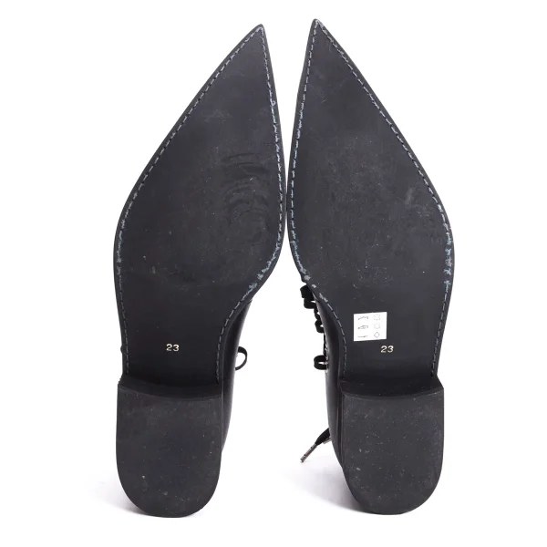 COMME des GARCONS Sharp Long Toe Lace-up Shoes K-166593_012