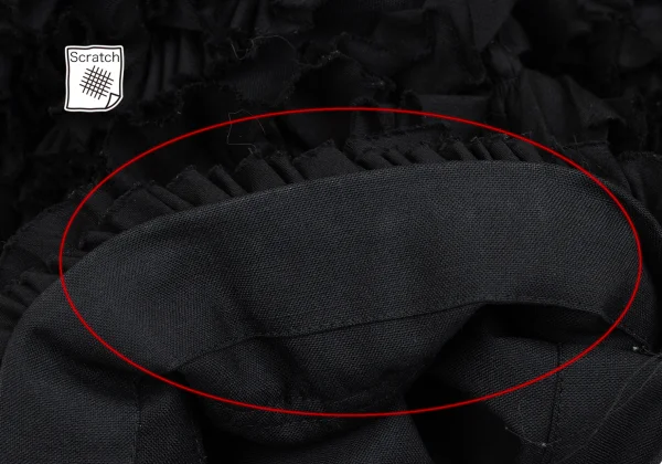 tricot COMME des GARCONS tricot Special Frill Decorated Dropped Crotch Pants K-166596_008