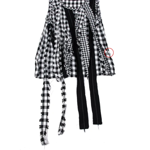 tricot COMME des GARCONS Checker Cut Off Sleeveless Top K-166597_008
