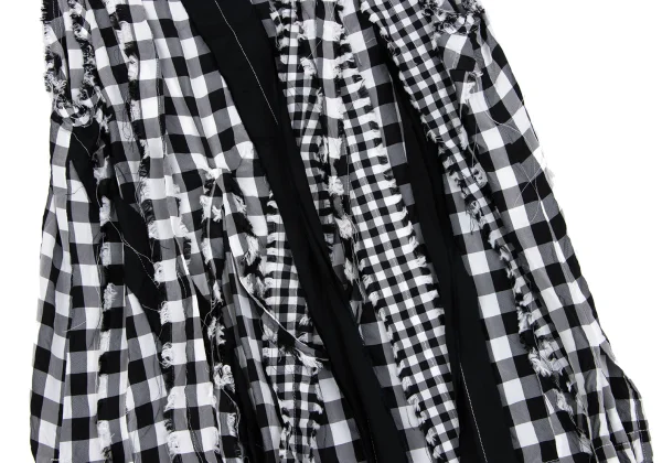 tricot COMME des GARCONS Checker Cut Off Sleeveless Top K-166597_010