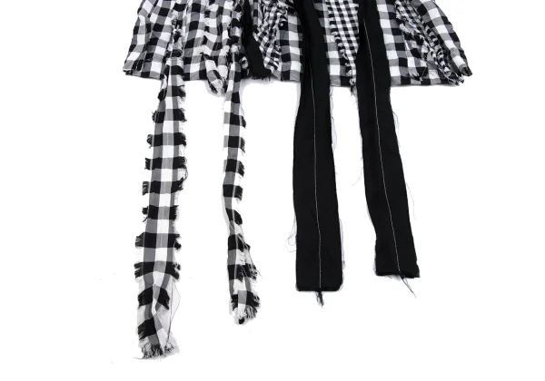 tricot COMME des GARCONS Checker Cut Off Sleeveless Top K-166597_011