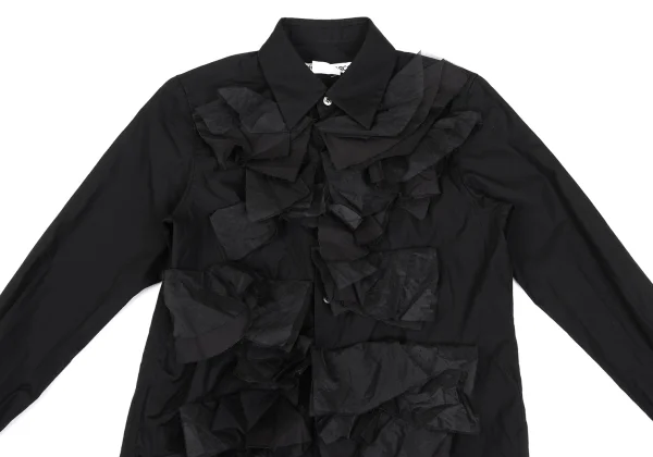 COMME des GARCONS Front Frill Decorated Shirt K-166600_003