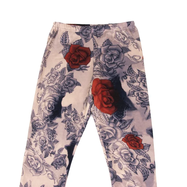 COMME des GARCONS Tattoo Printed Stretch Leggings Pants K-166603_002