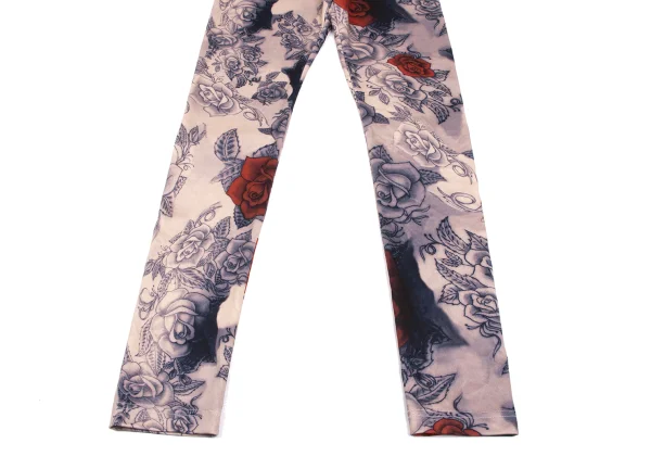 COMME des GARCONS Tattoo Printed Stretch Leggings Pants K-166603_005