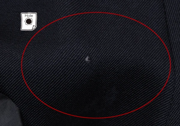 COMME des GARCONS Wool Gaba Frilled Hem Shorts K-166604_010