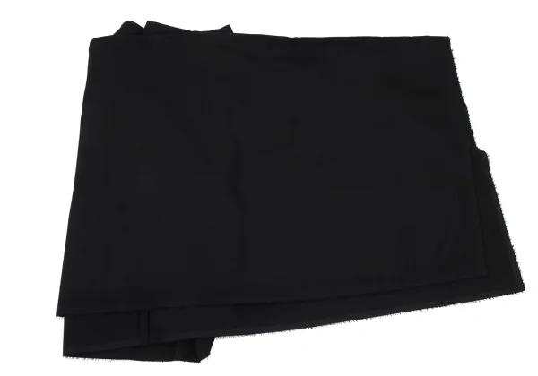COMME des GARCONS Wool Cut Off Hem Wrap Skirt K-166606_006