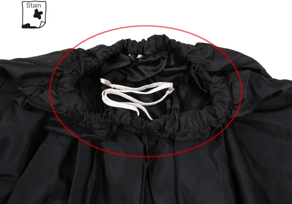 COMME des GARCONS Polyester Front Cutting Design Skirt K-166607_005