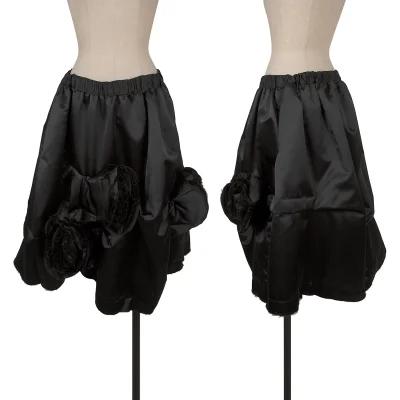 COMME des GARCONS Polyester Floral Corsage Skirt