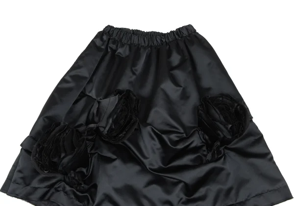 COMME des GARCONS Polyester Floral Corsage Skirt K-166610_003